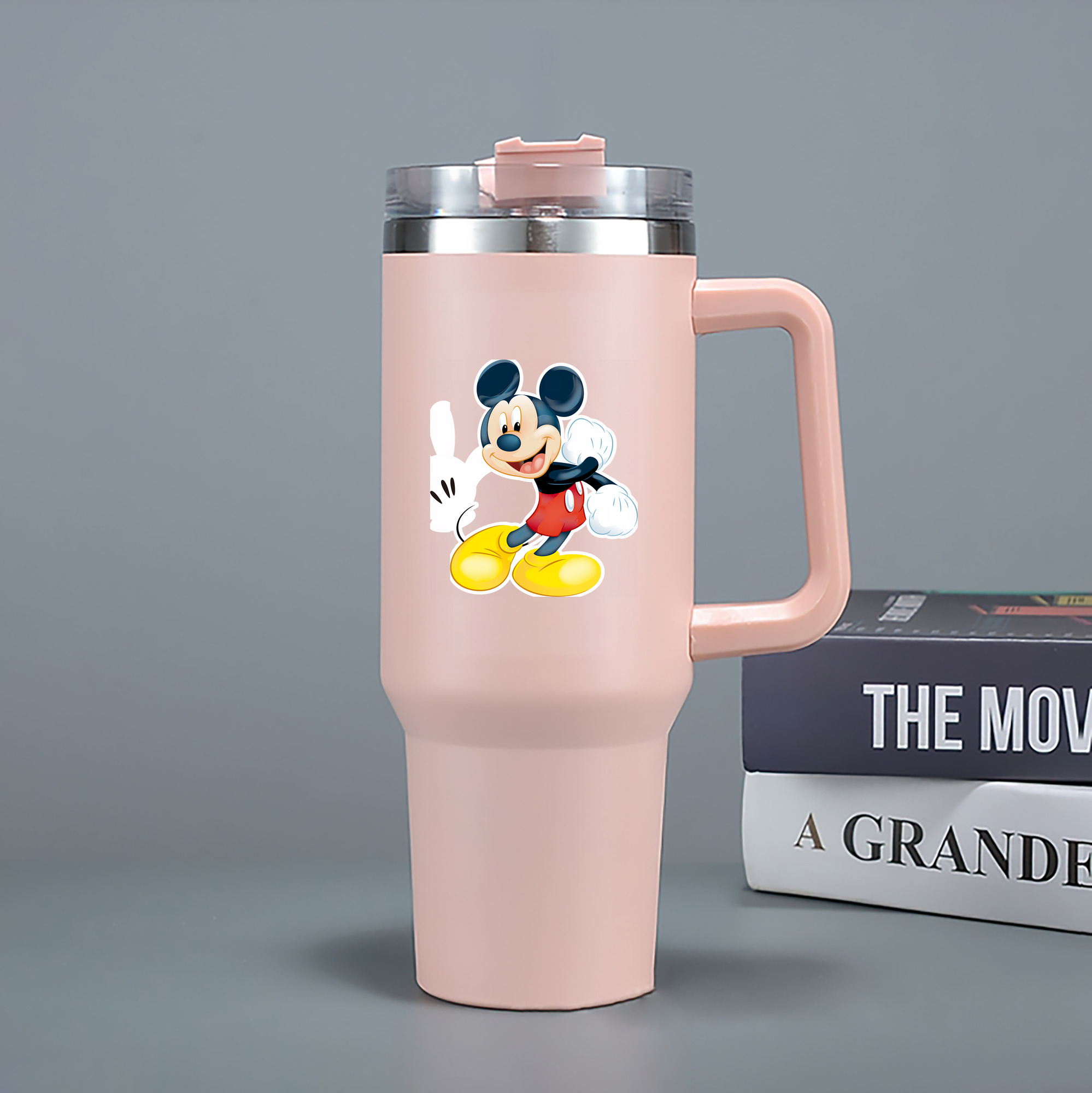 （画像用） ミッキーマウス Mickey Mouse 1200mL車用タンブラー（カラープリント）